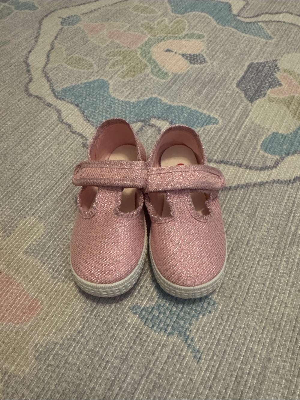 Cienta Pink Sparkle Mary Jane Shoes - size 23
